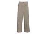 Marlene-Hose KAFFE "Hose KAtilla", Damen, Gr. 44, N-Gr, blau (feather gray melange), Obermaterial: 77% Polyester PES. 20% Viskose CV. 3% Elasthan EL., Hosen