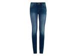 Regular-fit-Jeans FRANSA "Jeans FRZoza", Damen, Gr. 38, Länge 32, blau (metro blau denim), Obermaterial: 98% Baumwolle CO. 2% Elasthan EL., Jeans