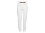 Stoffhose B.YOUNG "Hose BYDAYS", Damen, Gr. 36, N-Gr, weiß (sanftes weiß), Obermaterial: 98% Baumwolle CO. 2% Elasthan EL., Hosen Stoffhose