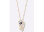 Kettenanhänger LADY, silber vergoldet 925, Schmuckanhänger, Damen, Silber 925 (Sterlingsilber), Kettenanhänger