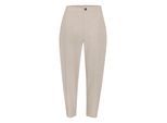 Marlene-Hose KAFFE "Hose KAesther", Damen, Gr. 40, N-Gr, blau (feather gray melange pinstripe), Obermaterial: 76% Polyester PES. 20% Viskose CV. 4% Elasthan EL., Hosen