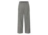 Marlene-Hose KAFFE "Hose KAthilda", Damen, Gr. 44, N-Gr, schwarz (schwarz, grau tweed), Obermaterial: 95% Polyester PES. 5% Wolle mw., Hosen