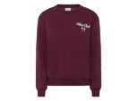 Sweatshirt KAFFE "Sweatshirt KAchateau", Damen, Gr. XS, rot (port royale), Obermaterial: 85% Baumwolle CO. 15% Polyester PES., Sweatshirts Sweatshirt
