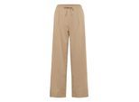 Stoffhose KAFFE "Hose KAlauren", Damen, Gr. 40, N-Gr, beige (chincilla cc), Obermaterial: 65% Viskose CV. 35% Polyester PES., Hosen Stoffhose