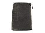 Jeansrock KAFFE "Denimrock KAzina", Damen, Gr. 34, grau (medium grau denim), Obermaterial: 75% Baumwolle CO. 13% Viskose CV. 10% Polyester PES. 2% Elasthan EL., Röcke Jeansrock