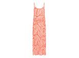 Badekleid KAFFE "Accessoires KAdahlia", Damen, Gr. XL, N-Gr, rot (rot, chalk palm leafs), Obermaterial: 76% Viskose CV. 24% Polyester PES., Badeanzüge