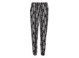 Marlene-Hose KAFFE "Hose KApais", Damen, Gr. 34, N-Gr, schwarz (schwarz, chalk paisley), Obermaterial: 100% Viskose LENZING ECOVERO CV LenzEcov., Hosen