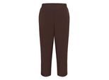 Stoffhose KAFFE "Hose KAbeatrice", Damen, Gr. 36, N-Gr, braun (seal braun), Obermaterial: 92% Polyester PES. 8% Elasthan EL., Hosen Stoffhose