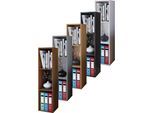 VCM Holzregal stehend platzsparendes Regal Maße: H. 107 x B. 34 x T. 30 cm Elegantes Regal stehend Aufbewahrungsregal Bücherregal - Mendas