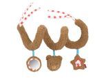 Greifspielzeug FEHN "FredErik, Activity-Spirale Bär", braun, Greifspielzeug, KinderB:10,5cm H:19cm, Plüsch, B:10,5cm H:19cm