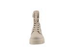Stiefel TOM TAILOR "Tom Tailor Tall Boots", Damen, Gr. 38, beige, Polyurethan, unifarben, Schuhe Stiefel