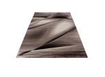Ayyildiz , Braun , Textil , Abstraktes , rechteckig , 200x290 cm , Oeko-Tex® Standard 100 , für Fußbodenheizung geeignet, schmutzabweisend, für Hausstauballergiker geeignet, lichtunempfindlich, antistatisch, pflegeleicht, strapazierfähig, leicht zusammenrollbar , Teppiche & Böden, Teppiche, Webteppiche