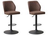 Barhocker-Set Grayson 2er-Set ca. 42x114 cm Taupe