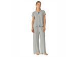 Damen Sommerpyjamas mit lässigen langen Hosen JJB28