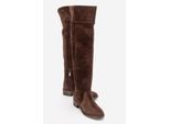 Petya Leder Oberschenkelhoher Stiefel