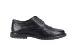 Hush Puppies Dames/Dames Verity Leren Brogues (Zwart octrooi)
