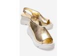 Agusto Leder-Plateau-Sandale (Damen)