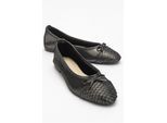 Copos Leder Schleife Kappe Ballerina