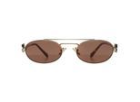 Miu Miu Ovaal Dames Licht Goud Bruin Zilver MU 54ZS