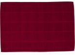 Duschmatte ROSS "Duschvorleger", rot (marsala), H:10mm, Baumwolle, Badematten, besonders weich, Badezimmerteppich, uni