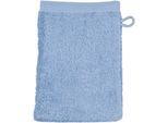 Waschhandschuh ROSS "Vita 4004", blau (himmelblau), B:16cm L:22cm, Frottier, Handtücher