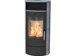 Kaminofen FIREPLACE "»Piacenza Speckstein«, Exklisiv, Aufstellort in deinem Zuhause", schwarz, Kaminöfen, mit verriegelbarer Holzlagerfachtür