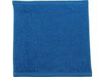 Seiftuch ROSS "Vita 4004", blau (ozean), B:30cm L:30cm, Frottier, Handtücher