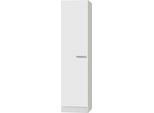 Hochschrank OPTIFIT "Odense 50", weiß (weiß, weiß), B:50cm H:206,8cm T:47,1cm, Schränke, Hochschrank, 50 cm breit, 47 cm tief, 207 cm hoch, für viel Stauraum