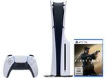 PLAYSTATION 5 Konsolen-Set "PS5 Disk Edition (Slim) inkl. 007 First Light", weiß, schwarz, B:35,8cm H:9,6cm T:21,6cm, Spielekonsolen, Konsolen-Set