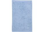 Gaestehandtuecher ROSS "Vita 4004", blau (himmelblau), B:30cm L:50cm, Frottier, Obermaterial: 100% Baumwolle, Handtücher, Gaestehandtuecher, Bestickung ROSS-Emblem