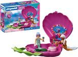 Konstruktions-Spielset PLAYMOBIL "Muscheltasche Meerjungfrauen (72105), Fantasy & Magic", pink (bunt), Spielbausteine, Kinder, Kunststoff, Konstruktions-Spielset
