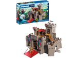 Konstruktions-Spielset PLAYMOBIL "Große Löwenritterburg (72112), Knights", bunt, Spielbausteine, Kinder, Kunststoff, Konstruktions-Spielset, XXL Ritterburg mit Zugbrücke; Made in Europe