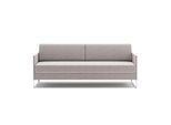 Schlafsofa HESTBÆK "Hestbæk 33 3-Sitzer, Breite 208cm, Komfortsitzhöhe 47cm, Bettfunktion", grau, B:208cm H:79cm T:82cm, 100% Polyester, Sofas, Schlafsofa, Umklappbar, Querschläfer, sehr komfortabel, Stauraum