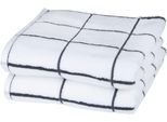 Handtücher ROSS "Überkaro 9032", weiß, B:50cm L:100cm, Frottier, Baumwolle, Handtücher, Handtücher, 100% Baumwolle, kariert, in modischen Karo Farben