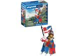 Konstruktions-Spielset PLAYMOBIL "Anführer Löwenritter (72119), Knights", bunt, Spielbausteine, Kinder, Kunststoff, Konstruktions-Spielset, Made in Europe