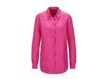 Langarmbluse GOLDNER "Kurzgröße Bequeme Damen Businessbluse", Damen, Gr. 24, pink, Obermaterial: 100% Leinen LI., normal, Sonstiges, Blusen, Ohne