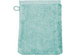 Waschhandschuh ROSS "Vita 4004", grün (jade), B:16cm L:22cm, Frottier, Handtücher, Waschhandschuh