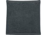 Seiftuch ROSS "Vita 4004", grau (schiefer), B:30cm L:30cm, Frottier, Handtücher, Seiftuch