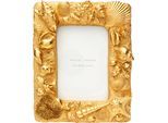 Bilderrahmen KARE DESIGN "Shell 10x15cm", gold, B:17,5cm H:22,5cm T:3cm, Papier, Polyresin, Bilderrahmen, Bilderrahmen