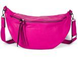 Umhängetasche STYLEBREAKER "Halbmond Crossbody Bag Uni", Mädchen, Gr. B/H/T: 34cm x 17cm x 10cm Einheitsgröße, pink, 100% Polyurethan PU. Futter: 80% Nylon NY. 20% Baumwolle CO., unifarben, Taschen Umhängetasche