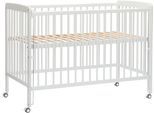 Beistellbett FILLIKID "Nena", Baby, Gr. Liegefläche B/L: 60cm x 120cm, kein Härtegrad, weiß, Massivholz, Babybetten, Made in Europe