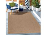 Outdoorteppich AYYILDIZ TEPPICHE "DHAKA 8712", beige, B:240cm H:5mm L:340cm, Polypropylen, Teppiche, Outdoorteppich, Läufer / Pflegeleicht / Strapazierfähig / In- und Outdoor geeignet