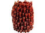 Dekovase KARE DESIGN "Goldfish", rot, B:36,5cm H:46,5cm T:36cm, Steingut, Vasen, 47 oder 63 cm