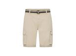 Cargoshorts BLEND "Cargoshorts BHBrian", Herren, Gr. L, N-Gr, beige (oatmeal), Obermaterial: 98% Baumwolle CO. 2% Elasthan EL., Hosen