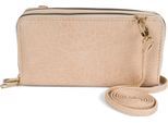 Umhängetasche STYLEBREAKER "2 in 1 Umhängetasche - Geldbörse", Mädchen, Gr. B/H/T: 10cm x 19cm x 4,5cm Einheitsgröße, beige, 100% Polyurethan PU. Futter: 100% Polyester PES., Taschen Umhängetasche