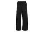 Stoffhose KAFFE "Casual Hose KAvanessa", Damen, Gr. 40, N-Gr, schwarz (schwarz deep), Obermaterial: 100% Polyester PES., Hosen Stoffhose