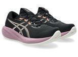 Laufschuh ASICS "GEL-CUMULUS 28", Damen, Gr. 39,5, schwarz, taro lila, Synthetik, Schuhe Laufschuh, sportlicher Stil, leicht profiliertes Laufsohlenprofil, Schnürung