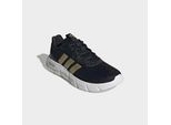 Walkingschuh ADIDAS SPORTSWEAR "CLOUDFOAM FLEX LACES", Damen, Gr. 38, core schwarz, gold metallic, core weiß, Textil, Schuhe Walkingschuh