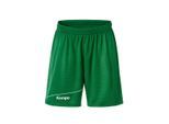 Shorts KEMPA "Shorts REVERSIBLE Kids", Mädchen, Gr. 128, N-Gr, grün (grün, weiß), Obermaterial: 100% Polyester PES., Hosen Shorts