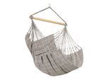 Hängesessel Comfort Hammock Echtholz Weiß/Hellgrau